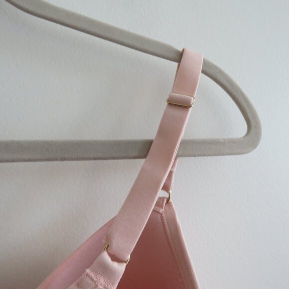 NATORI Bliss Perfection Unlined Underwired Lace Bra in Rose Beige - Size 36DD - Picture 10 of 14